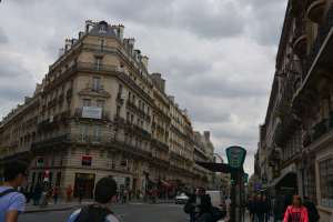 Obligatory Paris shot of wedge building.